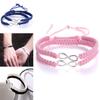 Handmade Infinite Symbol Bracelets With Adjustable Woven Design For Couples And Giftgiving