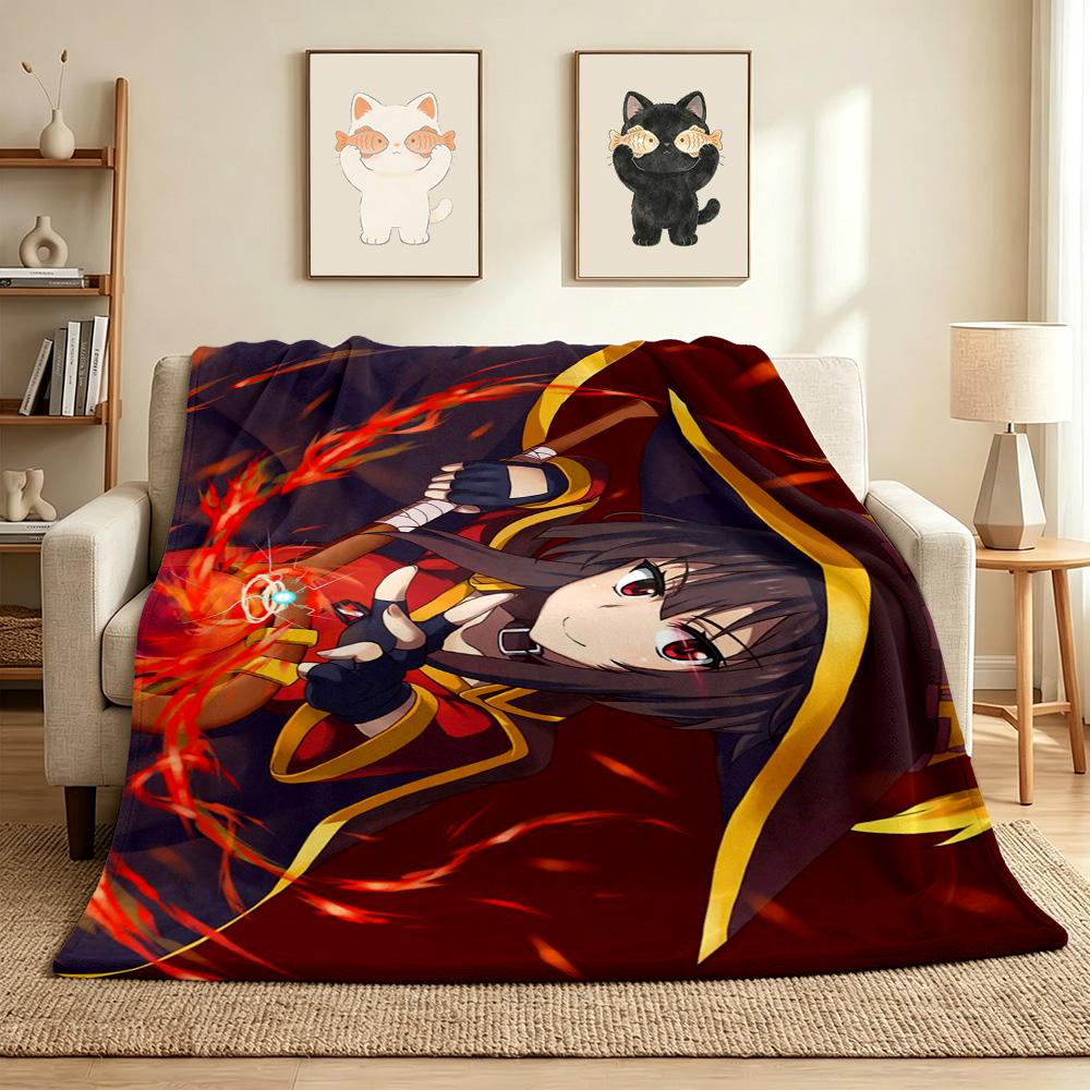Magic Girl Flannel Blanket Throw Blanket Soft Warm Sofa Bed Camping Car Home Decor Unique Christmas Gift C9302718