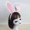Halloween Easter Bunny Headband Cute White Rabbit Ears Hair Hoop Kids Adults Cosplay Costume Headwear