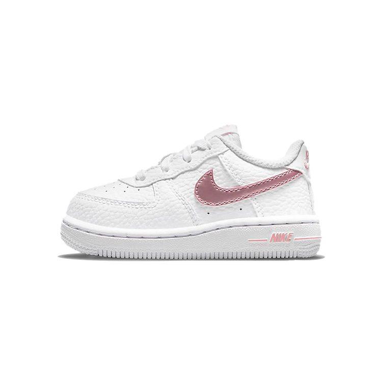 Nike Air Force 1 Low Top Toddler Shoes Pink White Infant And Toddler CZ1691-104
