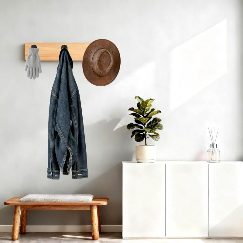 Pack of 20 Zinc Alloy Wall Hook Sturdy Waterproof Rustproof Ideal for Multipurpose Use in Any Room for Jackets Robes Bags