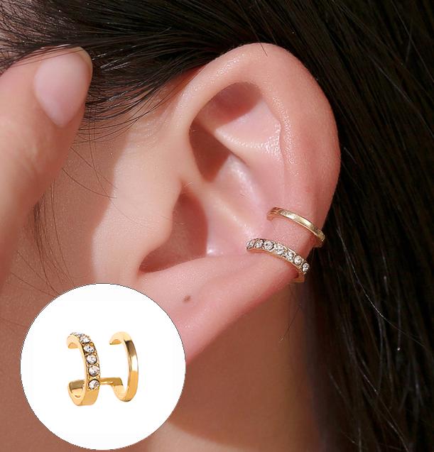 1Pc Punk Metal Ear Cuff Ear Clip For Women No Pierced C Shape Geometric Small Earcuff Ear Wrap Earcuff Clips Jewelry
