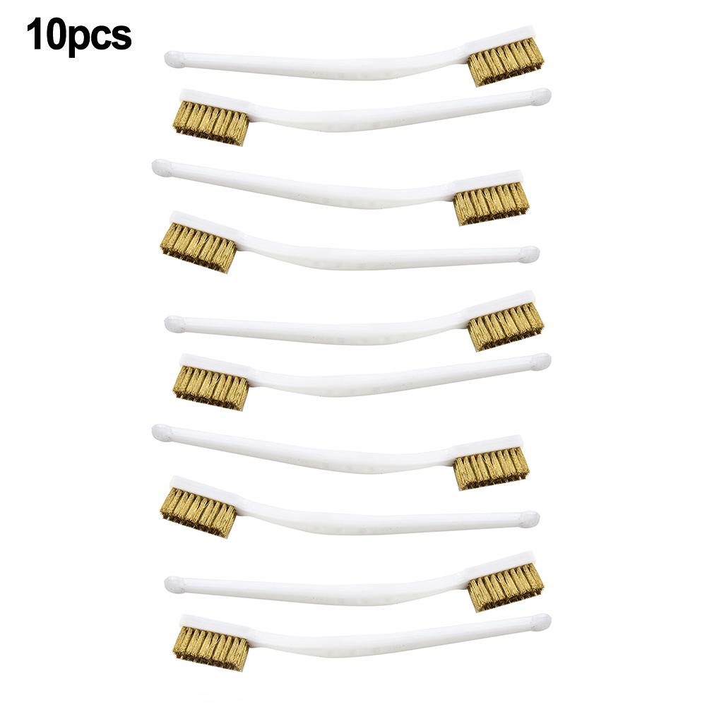 10pcs Wire Brush Brushes Cleaning Brush Industrial