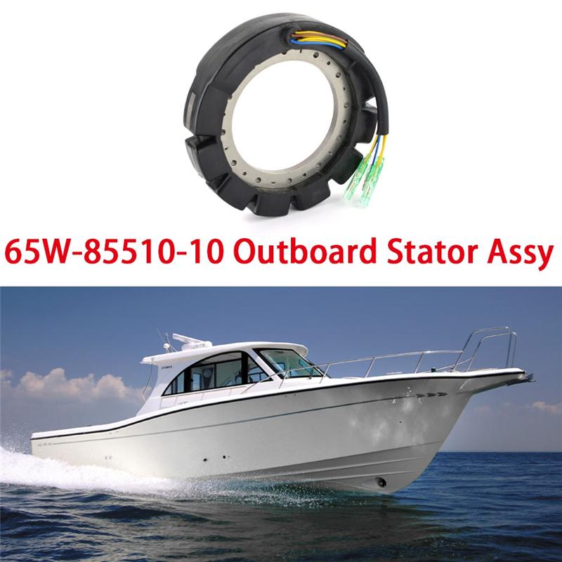 NEW-For  Outboard 25HP 30HP 40HP 4 Stroke Engine Parts- Stator Assy 65W-85510-10