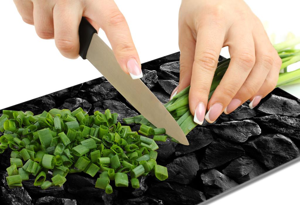 GLASS CUTTING BOARD 30x52 Stones