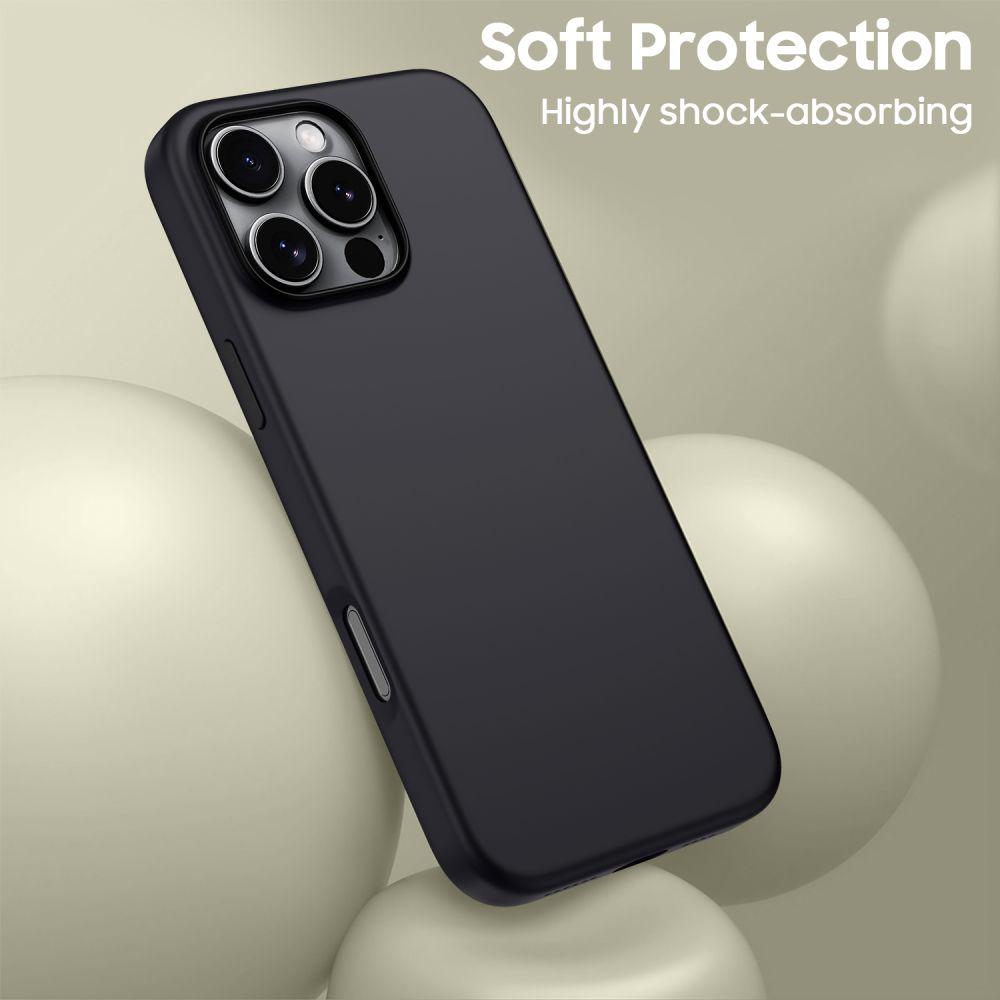 Tech-Protect Silicone Magsafe Iphone 16 Pro Matte Black