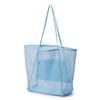 Yogodlns Sommer Große Kapazität Mesh Tote Tasche Für Frauen Einfache Hohl Strand Casual Schulter Tasche