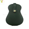 Leather Embroidery Guitar Pick Bag Large Capacity Storage Pick Pouch For Acoustic Guitar