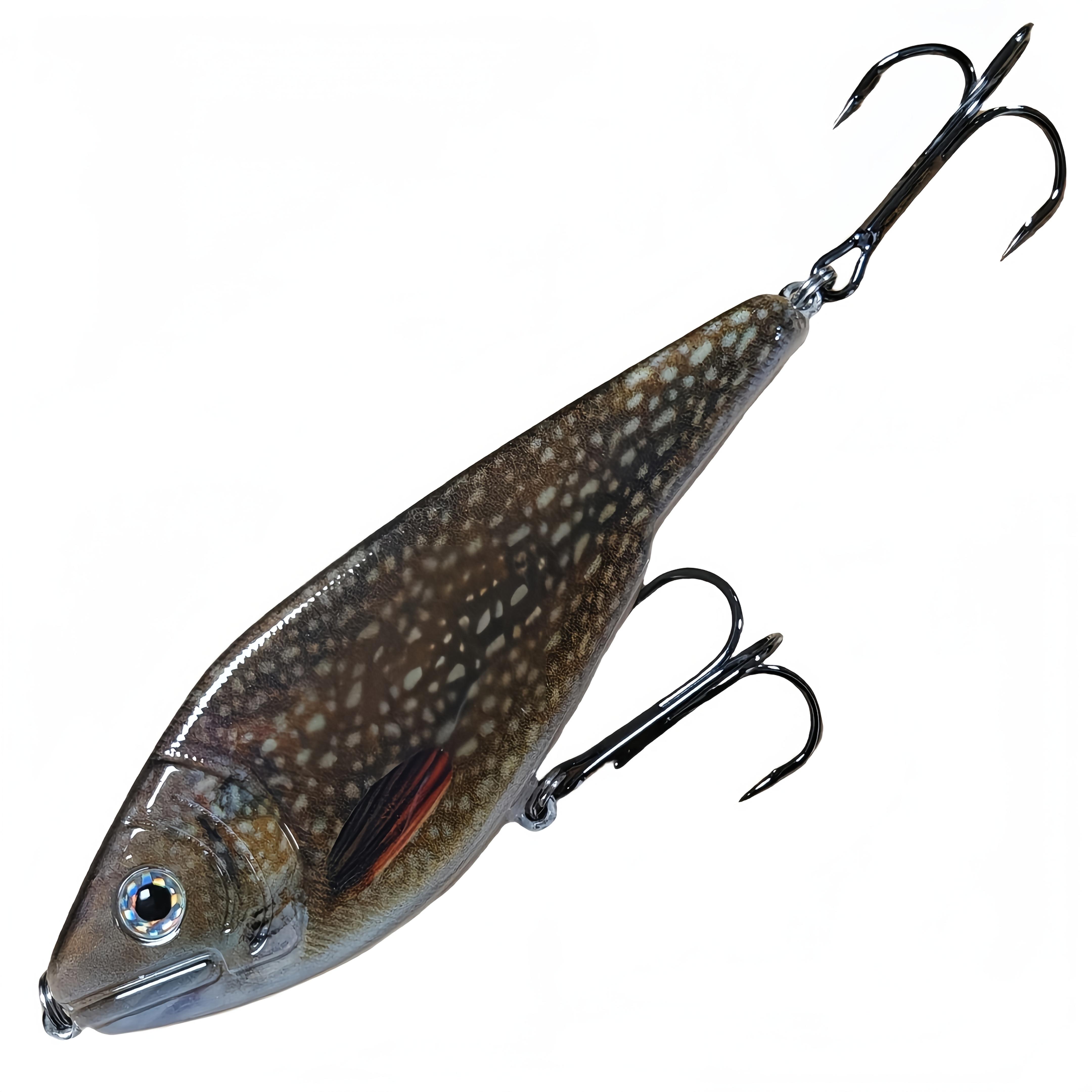 Воблер для джеркбейта с реалистичным бионическим дизайном - 9 см 26 г Рыболовная приманка с громким шумом, элегантным внешним видом, напоминающим рыбу, острыми тройными крючками