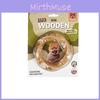 Жувальні іграшки-головоломки для собак з рогами та дерев'яними кільцями для цуценят дрібних та середніх порід