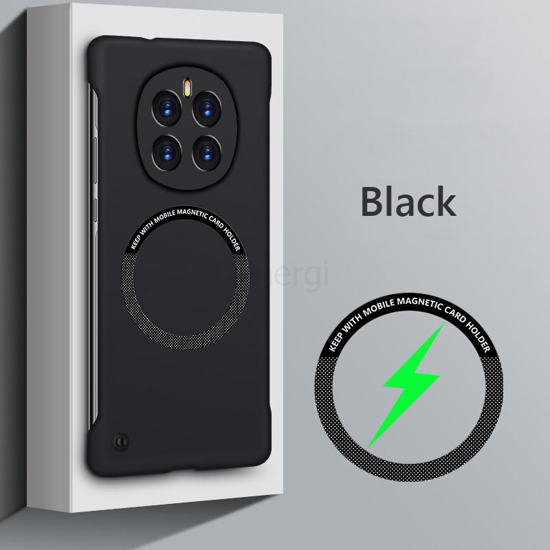 Bezrámečkový magnetický pro Magsafe tenký kryt pro Honor Magic7 Pro Magic 7Pro 5G bezdrátové nabíjení tvrdý zadní kryt