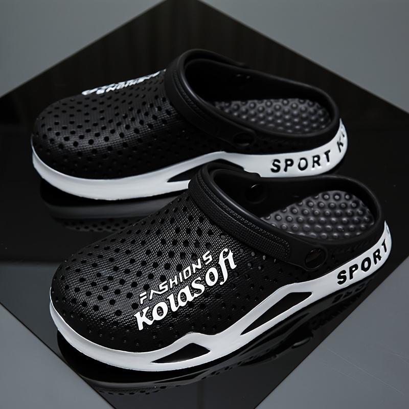 Herren Mode Sandalen | Rutschfeste Atmungsaktive Bequeme Hausschuhe EVA Gartenschuhe | Lässige Wanderschuhe, Outdoor Strandschuhe