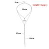 European and American Cross-Border Jewelry New Fashion Bell Pendant Necklace Women Personality Exaggerated Multi-Layer Tassel Long Necklace