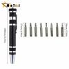 Multifunktion 8 in 1 Tasche Präzisions-Mini-Schraubendreher Stift Reparaturwerkzeuge Set Mini-Schraubendreher Stift Reparatur Handwerkzeug Sets