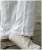 Men's Retro Chinese Style Linen Summer Trousers - Loose, Thin, Straight Casual Pants.