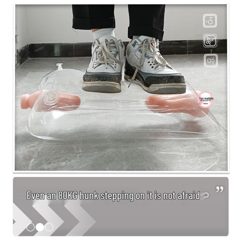 Famous Device Double-Headed Transparent Inflatable Cannon Rack Pillow for Airplane Cup Mold Accessories