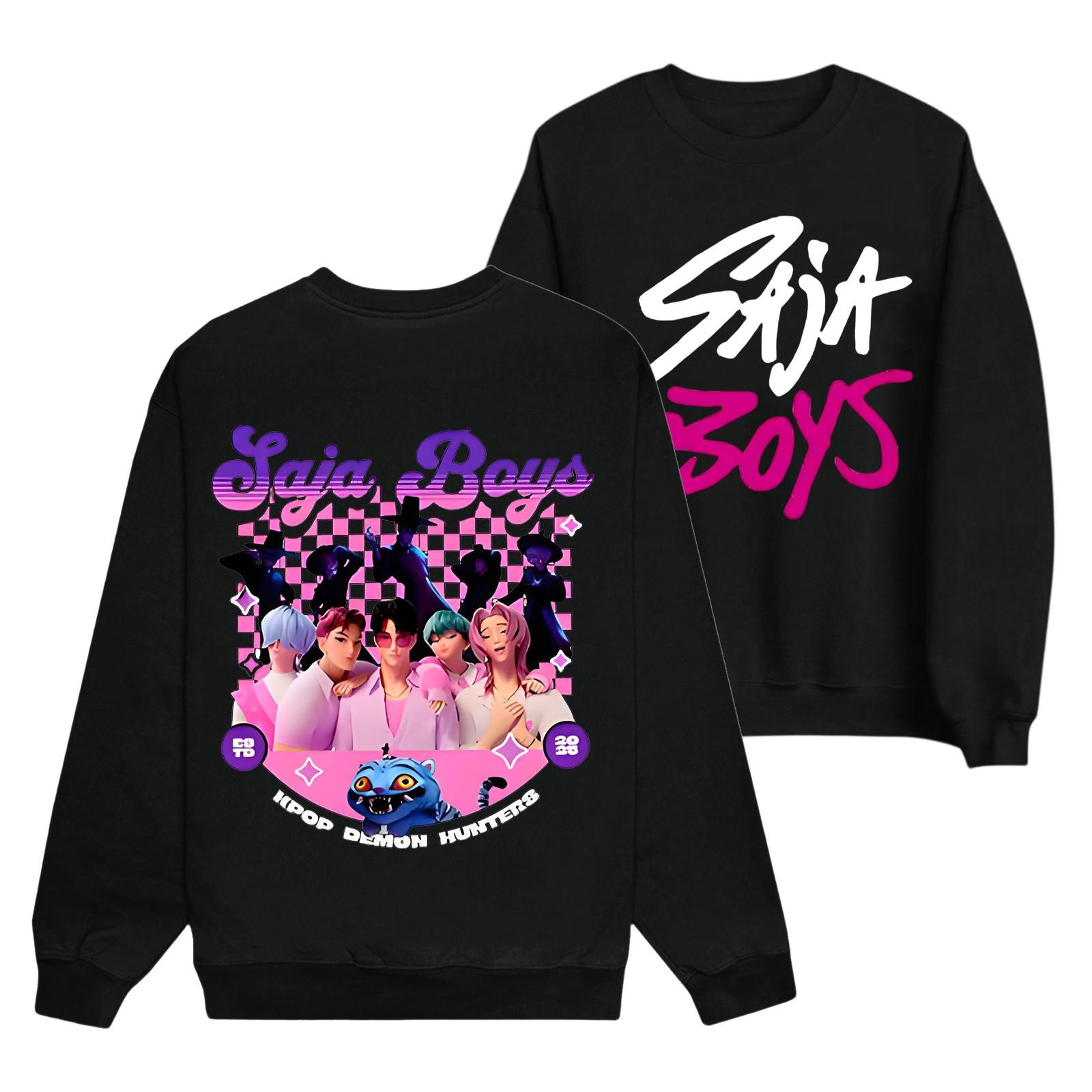 

Жіночий модний повсякденний світшот з принтом, з довгим рукавом і круглим вирізом L