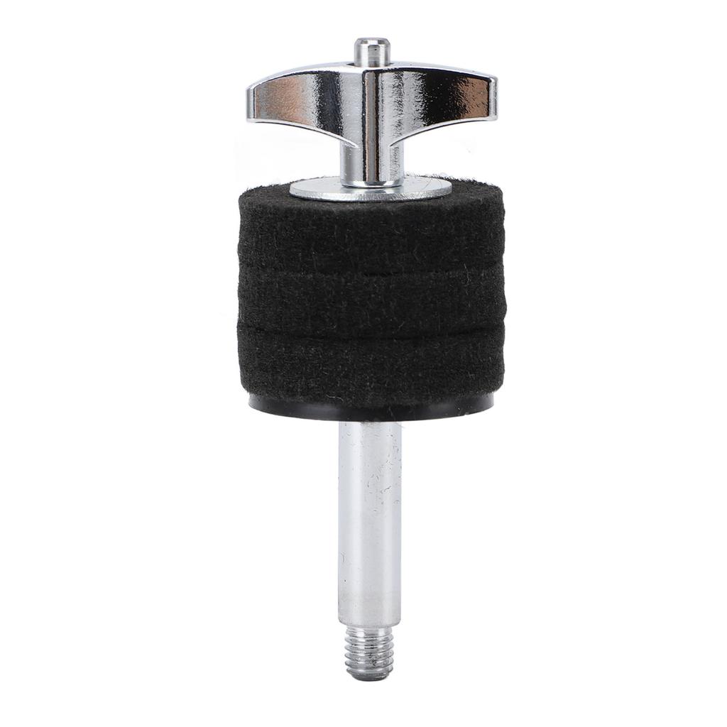 Cymbal Stacker Aluminum Alloy Felt Water Cymbal Stand Stacker Attachment for Drum Set Black