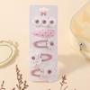 5Pcs BB Clips Set for Children Sweet Printe Hairbangs Hairclip Girls Barrette Ins Style Daisy Hairpin Ornaments Hair Accessories