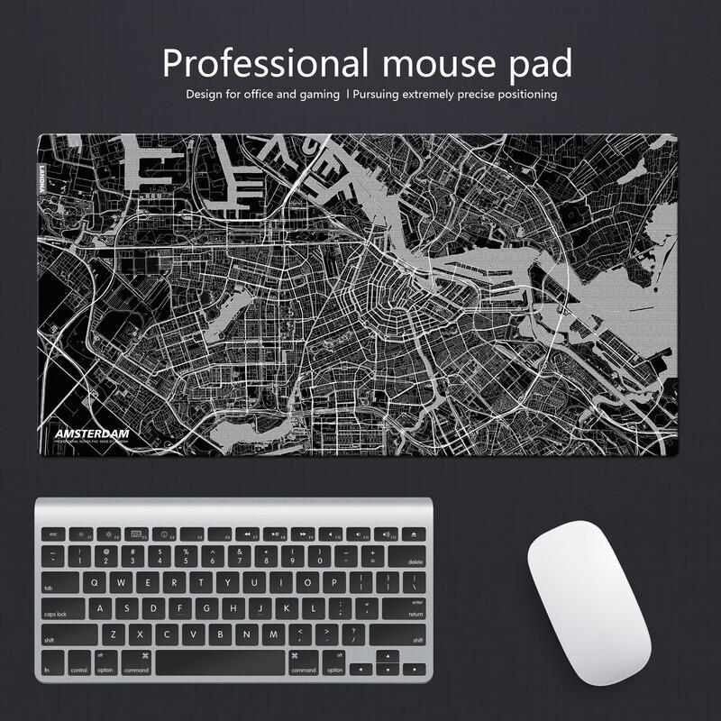Fumade Amsterdam Unstitched Edge Mouse Pad