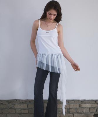 ROSEFRANTZ Sha Layered Sleeveless [White]