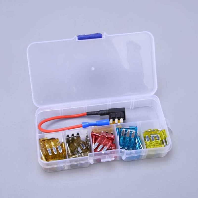 

50pcs Car Mini Micro Fuse Blade Assortment Kit fit for Ford Focus Mondeo 5A 7.5A 10A 15A 20A