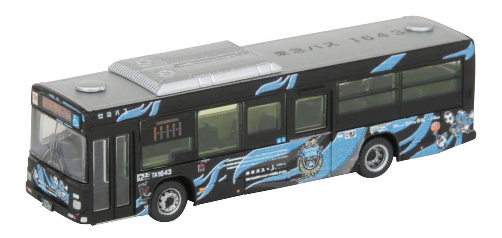 The Bus Collection Bus Collection Tokyu Bus x Kawasaki Frontale Wrapped Bus Diorama Supplies First Order Limited (Manufacturer's Edition)