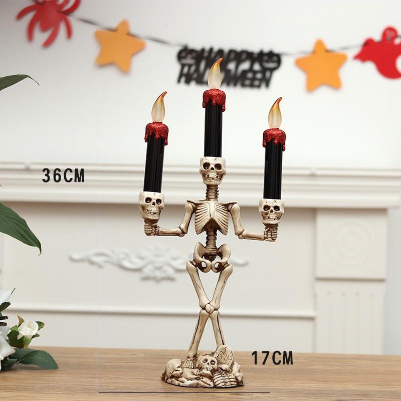 Hot Selling Halloween Skeletons Ghost Party Candles Pumpkin Party Happy Halloween Party Home Decorations