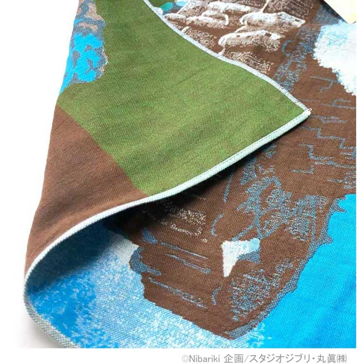 Marushin Gauze Handkerchief Laputa Castle In the Sky Castle In the Sky Made In Japan Imabari Cotton Soft Durable Water Absorbent 1005054500 100%
