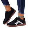 Women's Shoes, Large-sized German Training Shoes, Round-toed Casual Shoes, Lace-up, Low-clasp, Flat Board Shoes