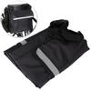 Portable Wheelchair Armrest Storage Bag Garden Cart Back Accessories Bag with Reflective Strip