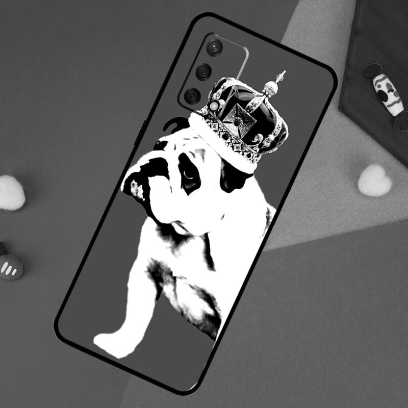 British Bulldog Case For Oppo A17 A60 A40 A80 A16 A76 A96 A98 A58 A78 A18 A38 A57 A74 A54 A94 A15 A5 A6 Pro