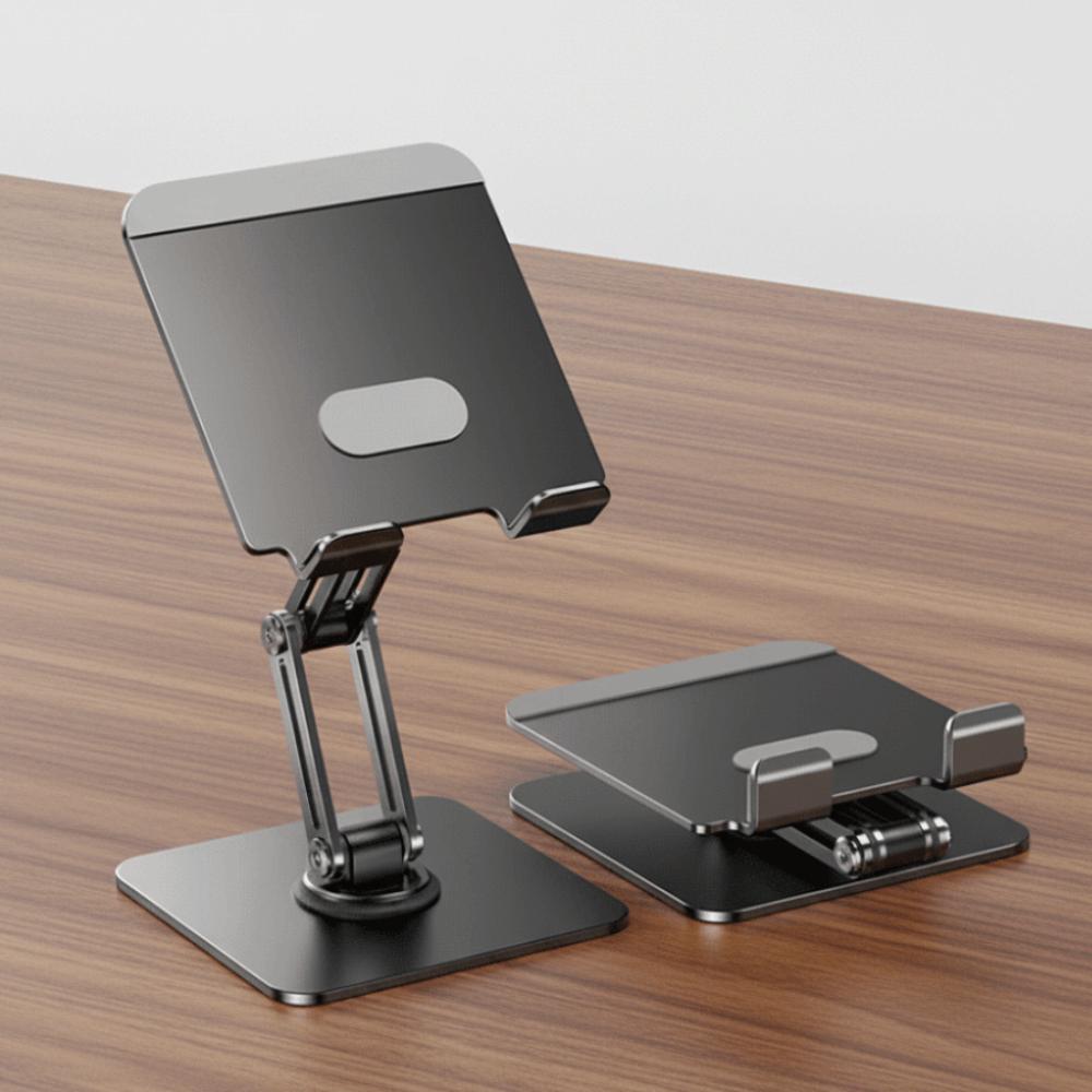 Metal Frame Foldable Tablet Stand Rotatable Tablet Phone Bracket  Desk Holder