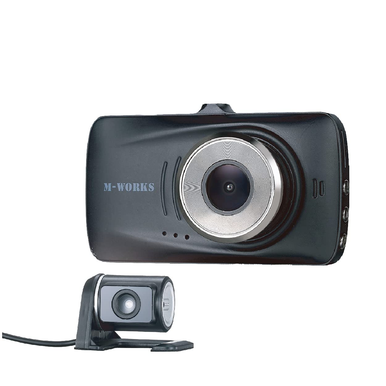 

M-WORKS Передняя и задняя видеокамера с GPS Задняя камера, GPS, Часы, Задняя камера, чёрный