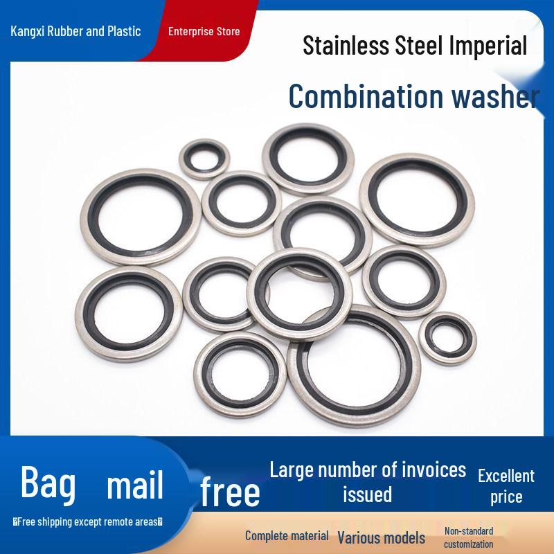 304 Stainless Steel Imperial Combination Gasket Washer Seal/O-ring/Oil Seal