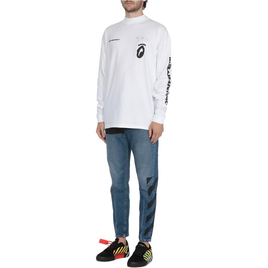 OFF WHITE Splitted Arrows Long Sleeve T Shirt OMAB032E191850100110