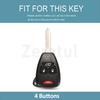 Car Key Case Cover For Dodge Charger Commander Grand Cherokee Jeep Chrysler 300C Avenger Sebring Chrysler 200 Aspen Shell Fob