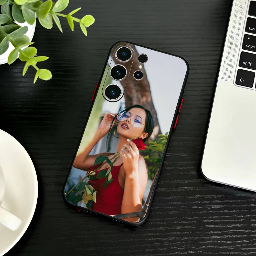 

F-Fashion Becky G Mobile Phone Case For Samsung S26,S25,S24,S23,S22,S21,S20,S30,Ultra,Plus,Fe,Note,5G Black Cover Samsung S225G