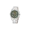 100 Meter wasserdicht Quarz Stahlarmband Herrenuhr grünes Zifferblatt SND377P1