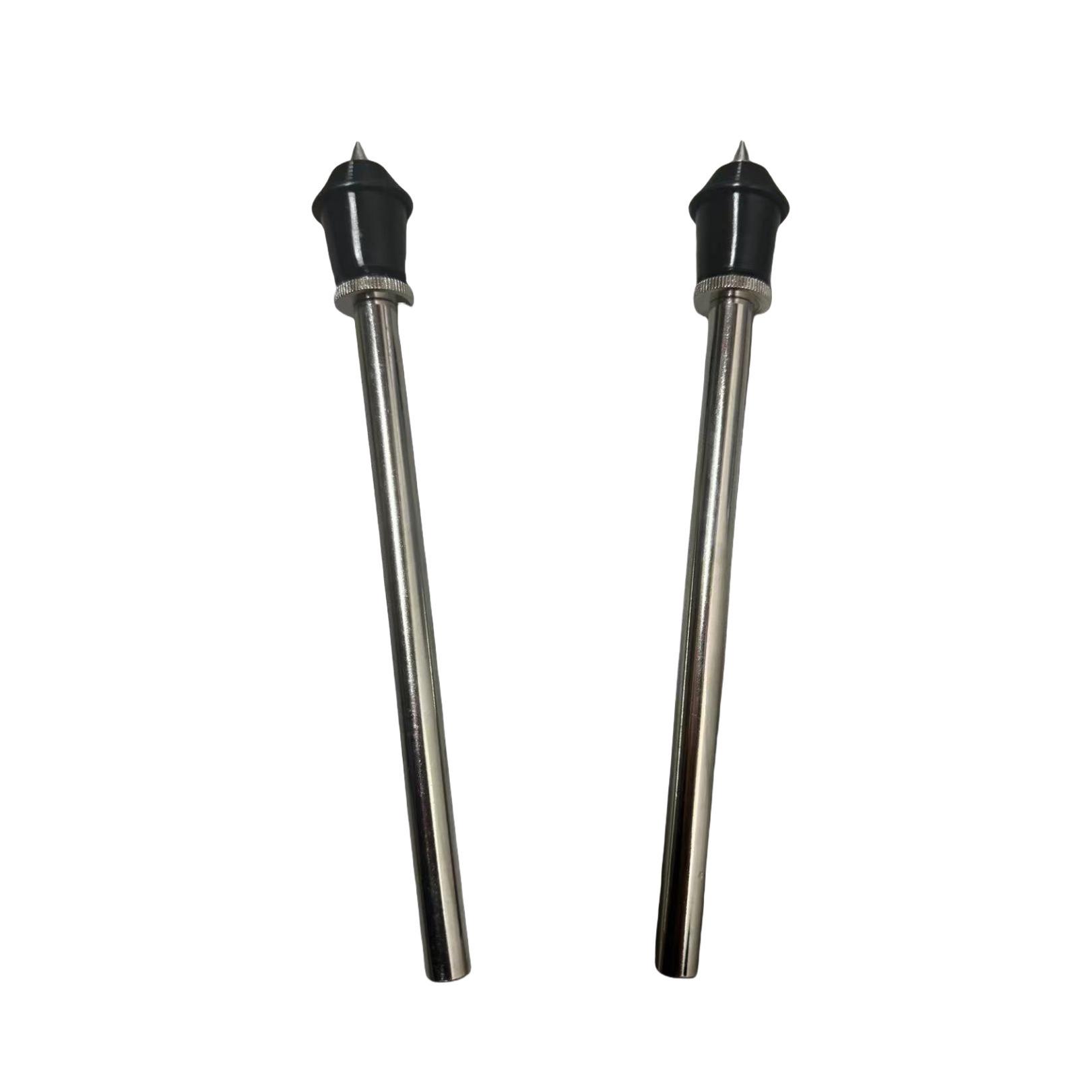 Drum Kit Metal Tom-Tom Legs and Bass Drum Feet 2-piece Medium Thick Bass Legs