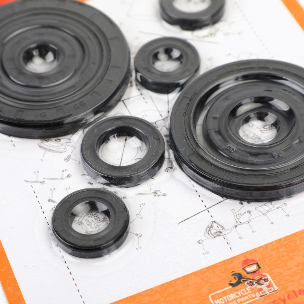 10 szt. Zestaw uszczelniaczy silnikowych dla Honda CRF250R 2004-2009 CRF250X 2004-2017