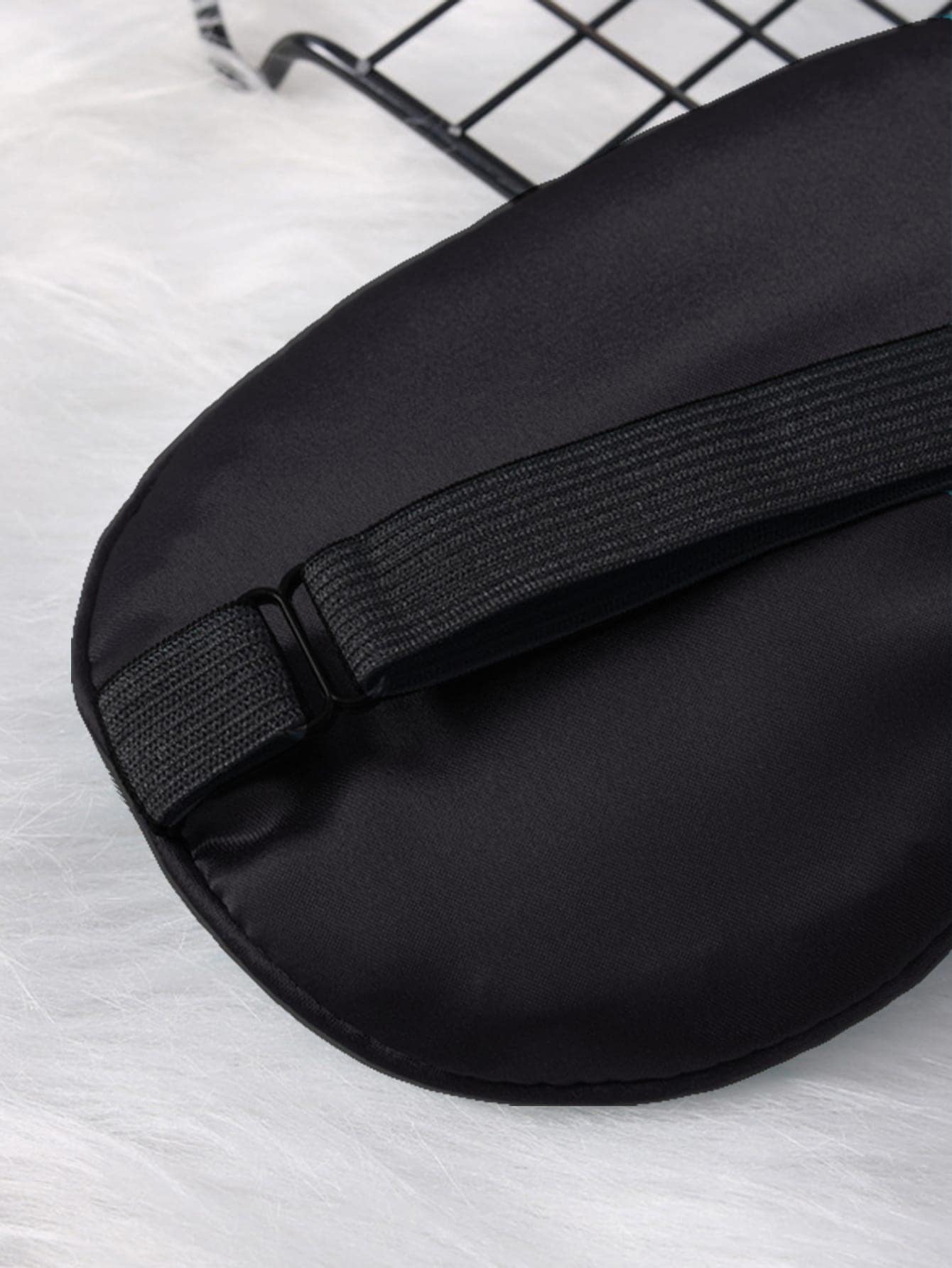 1PC breathable printed eyelash double-sided imitation silk eye mask Medium