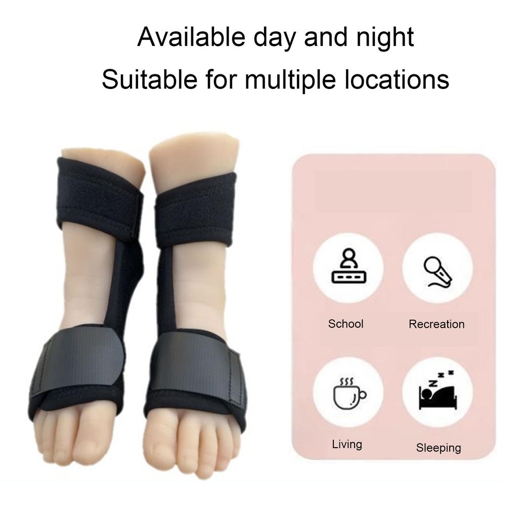 1 Pair Kids AFO Drop Foot Brace for Children Improve Foot Walking Gait Physical Traction Foot Stabilizer Brace for Achilles Tendon Fasciitis