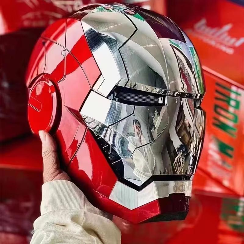 iron man crash helmet Iron-Man MK 50 1:1 Wearable adding convenience and a touch of high Price Iron Man Crash Helmet