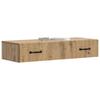Wall Mounted Side Table Artisan Oak 87.5 X 34.5 X 17 Cm