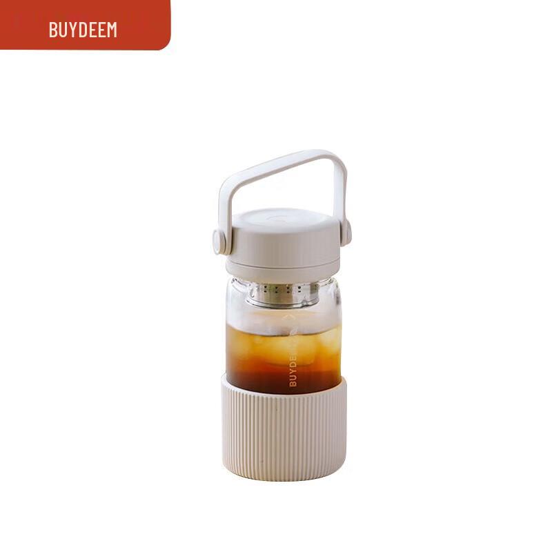 Buydeem Portable Glass Tea Infuser Water Bottle 360ml (187x72mm)