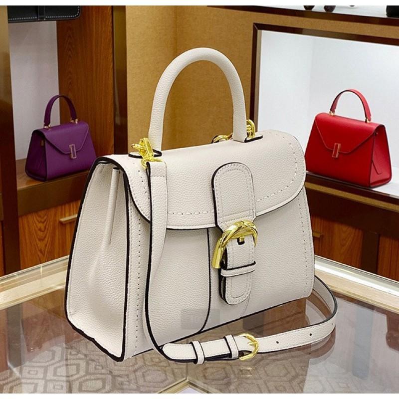 

High-end Retro Saddle Bag 2025 New Car Stitching Horseshoe Buckle Handbag All-match One-shoulder Cross-body