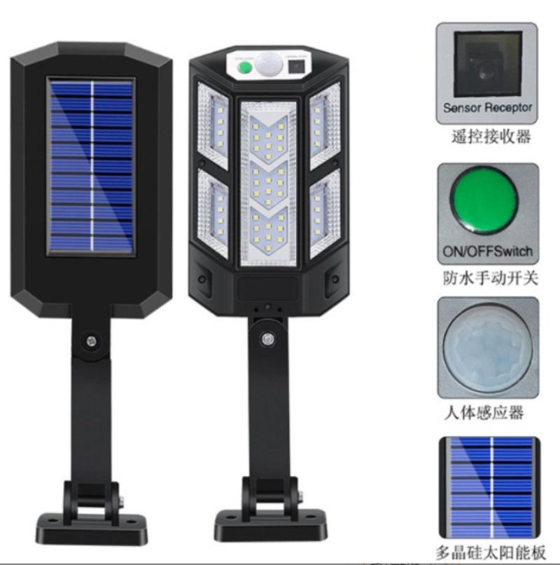 Newest Powerful Solar Lights Outdoor Solar Lamp Of Motion Sensor 3 Mode Waterproof IP65 Solar Garden Light Street Yard Lantern