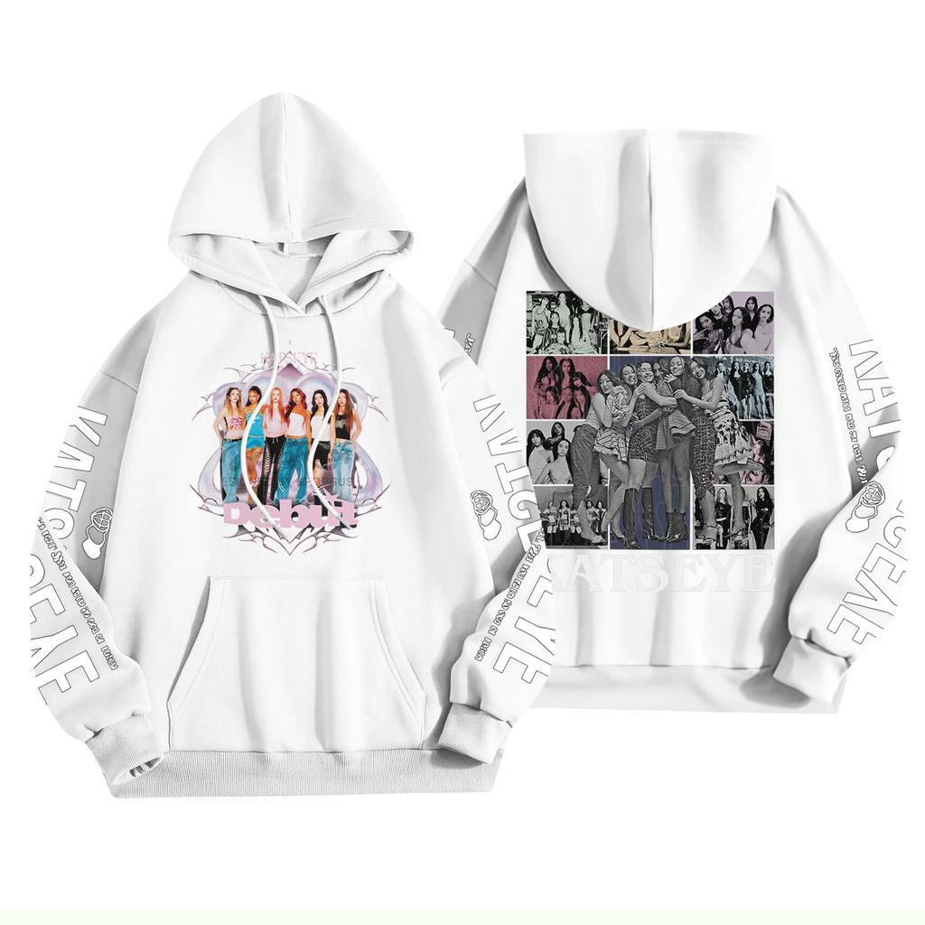 Unisex Fashion Lightweight Long Sleeve Pullover With Pockets Printed Hoodie