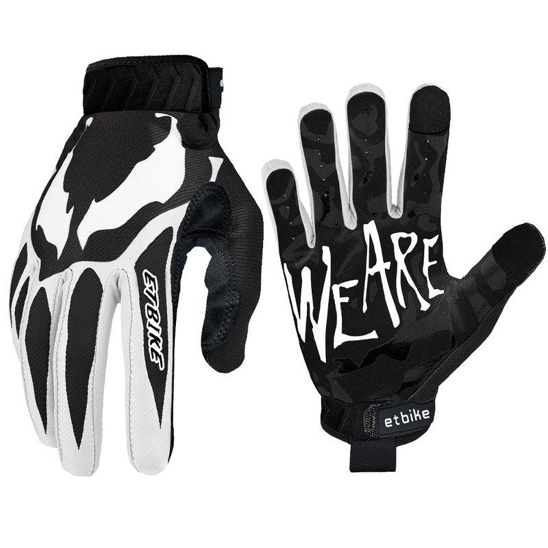 Motorcycle and bicycle gloves, outdoor sports and off-road, breathable and anti-slip, touch screen supported